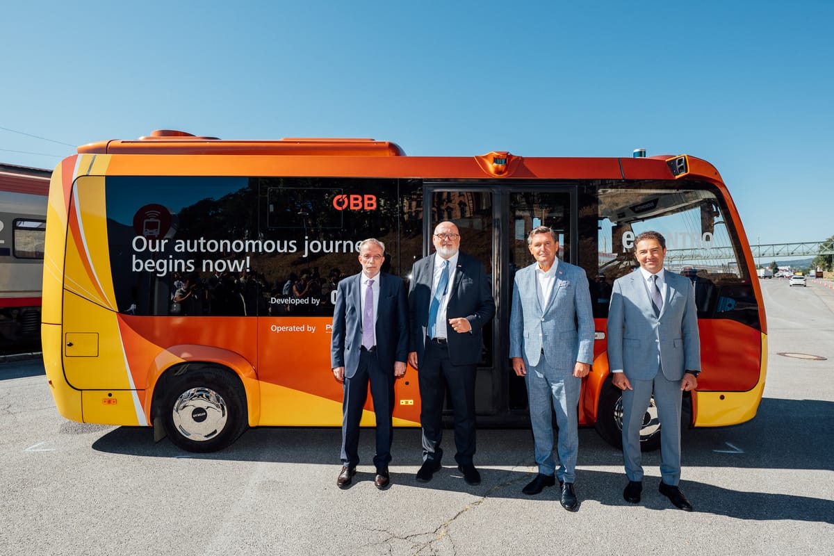 ÖBB Postbus erprobt vollautomatisierten E-Bus im öffentlichen Verkehr