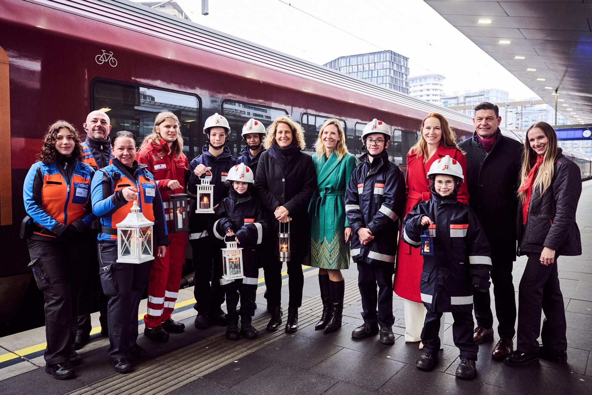ÖBB bringen Friedenslicht nach Wien