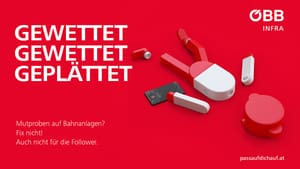 ÖBB startet Sicherheitskampagne: „Nicht das Leben riskieren“